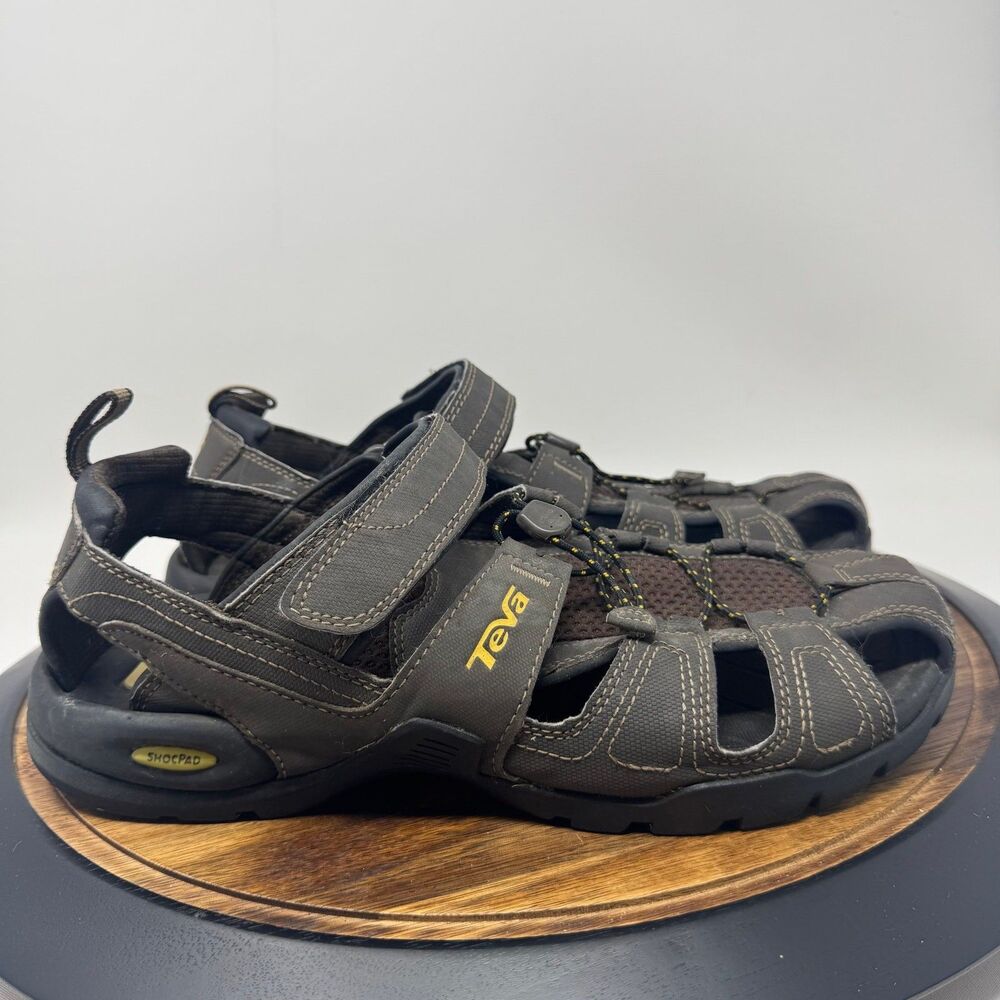 TEVA Forebay Fishermen's Sandals Shoes Turkish Coffee 1001116 Men's Size 11
